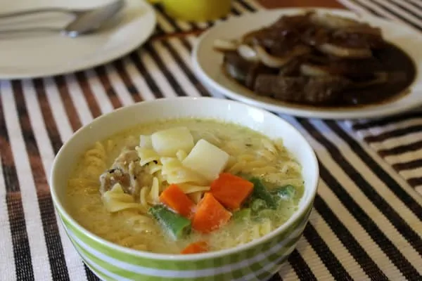 Chicken Soup Recipe with Fresh Vegetables