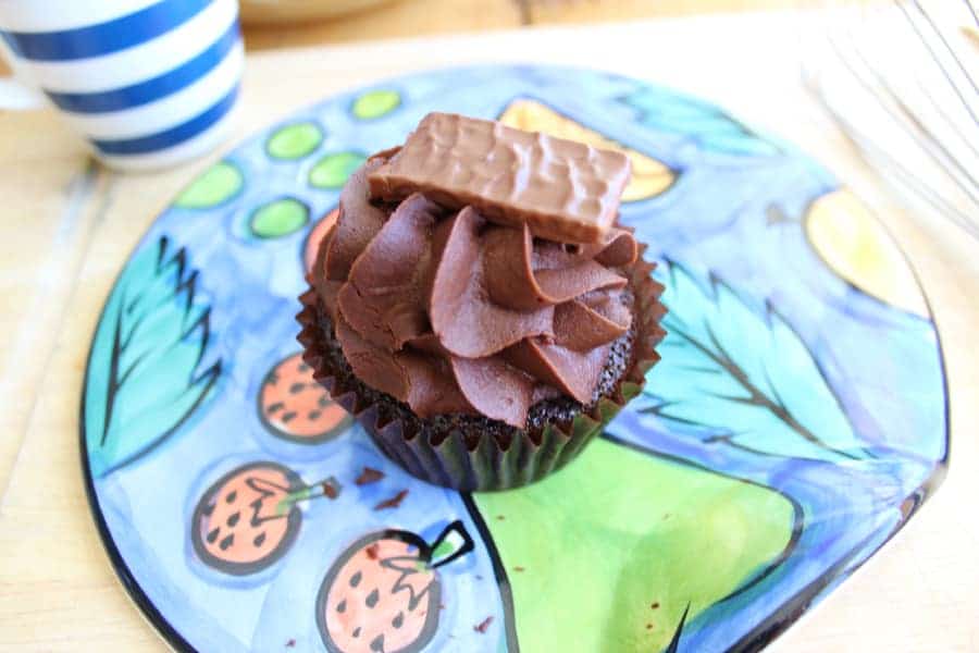 Double Chocolate Cupcakes with Creamy Chocolate Frosting