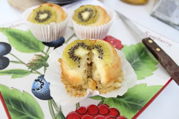 Zesty Kiwifruit Muffins