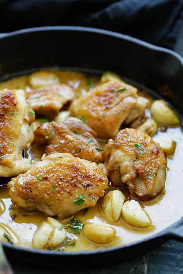 Easy Creamy Garlic Chicken Recipe
