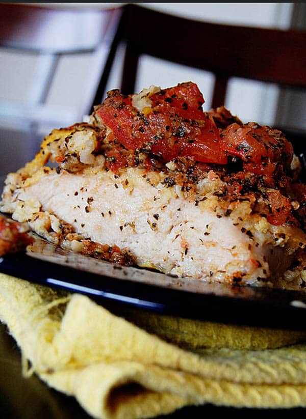 Healthy Baked Bruschetta Chicken Recipe In 45 Minutes! - Appetizer Girl