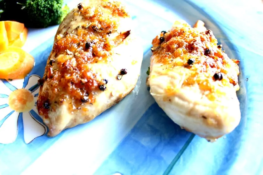 Easy Baked Chicken Breasts with Brown Sugar and Garlic