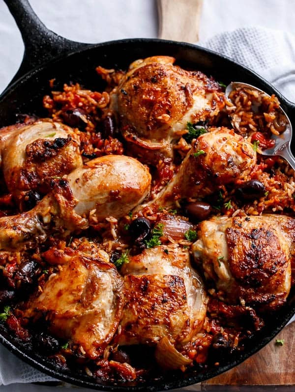 Italian Chicken and Rice Recipe in One Pot and Ready in 45 Minutes