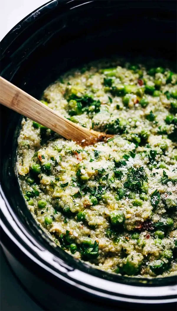 crockpot chicken quinoa primavera recipe