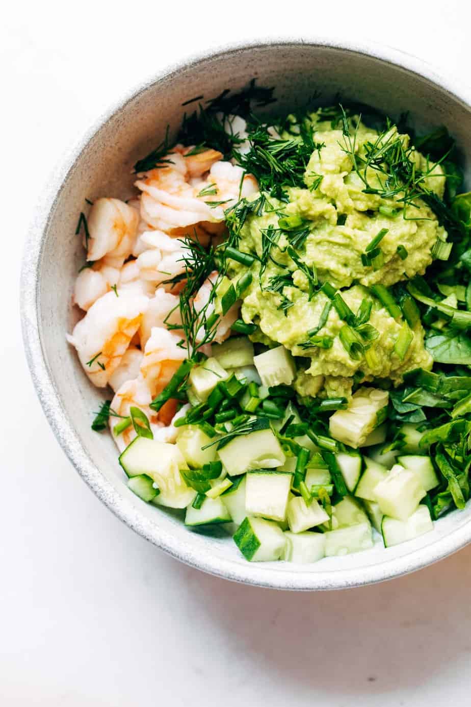 Avocado Shrimp Salad - Appetizer Girl