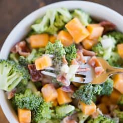 Broccoli with Bacon Salad