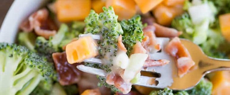 Broccoli with Bacon Salad