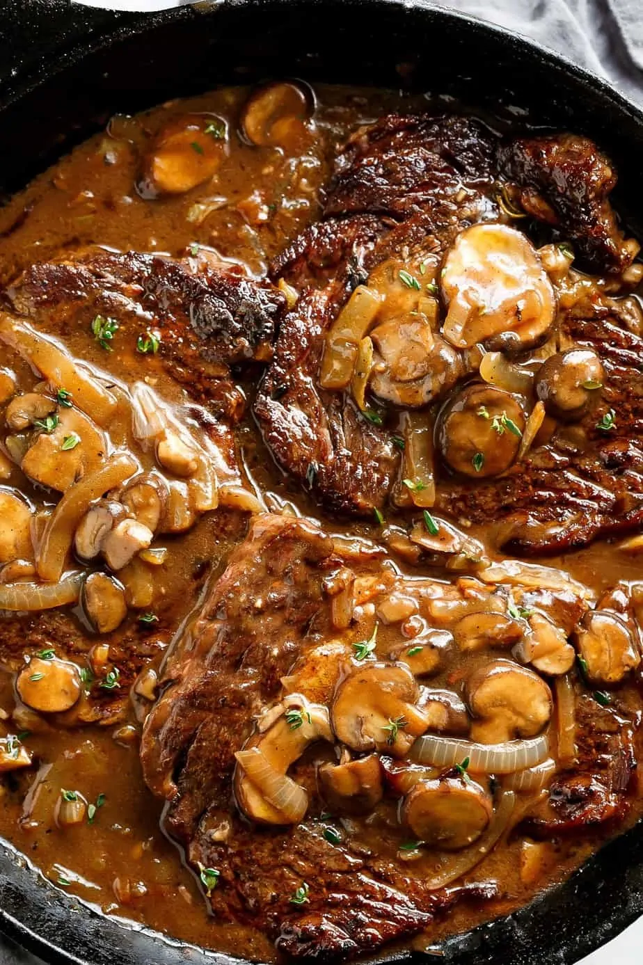 Steak-with-Mushroom-Sauce