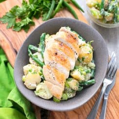 Grilled Chicken Green Bean Potato Salad