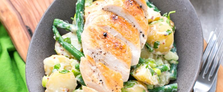Grilled Chicken Green Bean Potato Salad