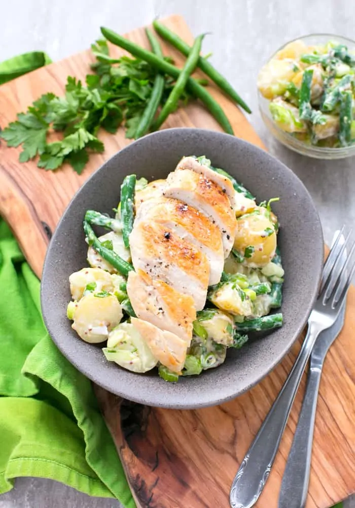 Grilled Chicken Green Bean Potato Salad