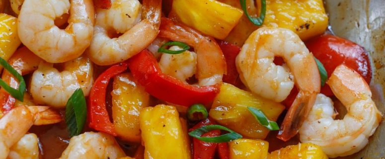 Tasty Pineapple with Shrimp