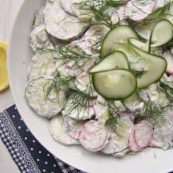 Cucumber Radish with Dill