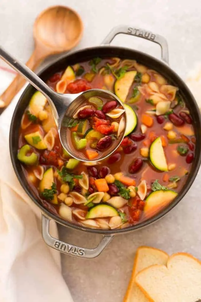 Instant Pot Minestrone with Pasta