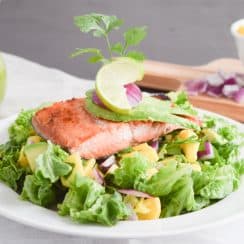 Salmon with Salad Recip