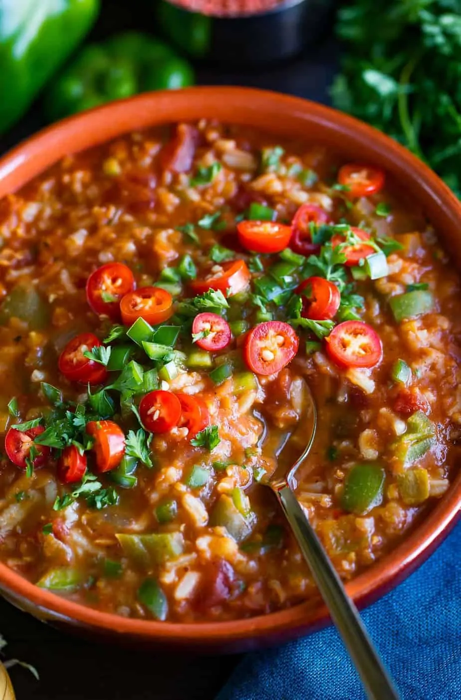 Vegan Stuffed Pepper Soup-