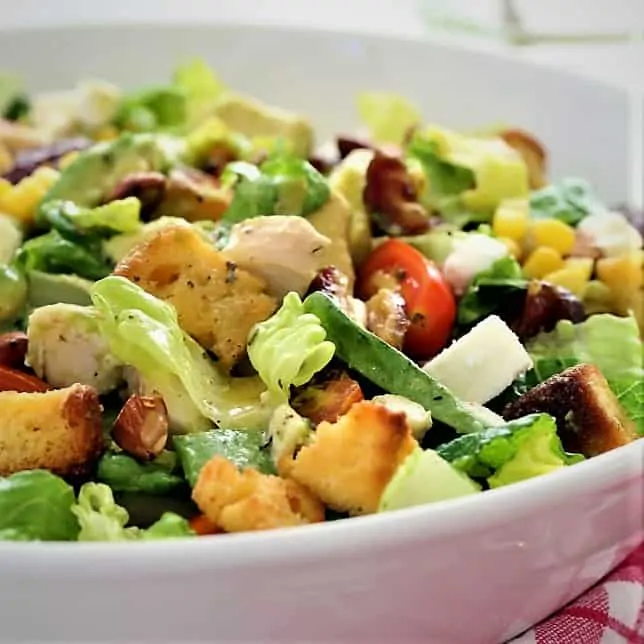 Chicken Salad with Avocado and veggies
