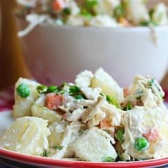 Potato Chicken and Apple Salad