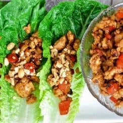 Healthy Chicken Lettuce Wraps