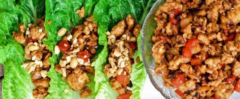 Healthy Chicken Lettuce Wraps