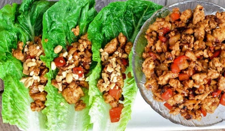 Healthy Chicken Lettuce Wraps